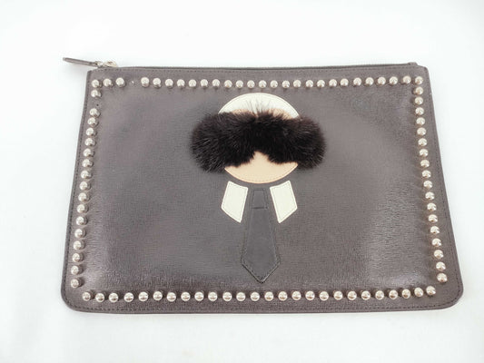 FENDI Karl Lagerfeld Clutch Bag Clutch Bag