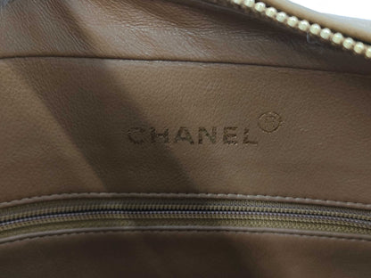CHANEL V-stitch lambskin fringe shoulder bag