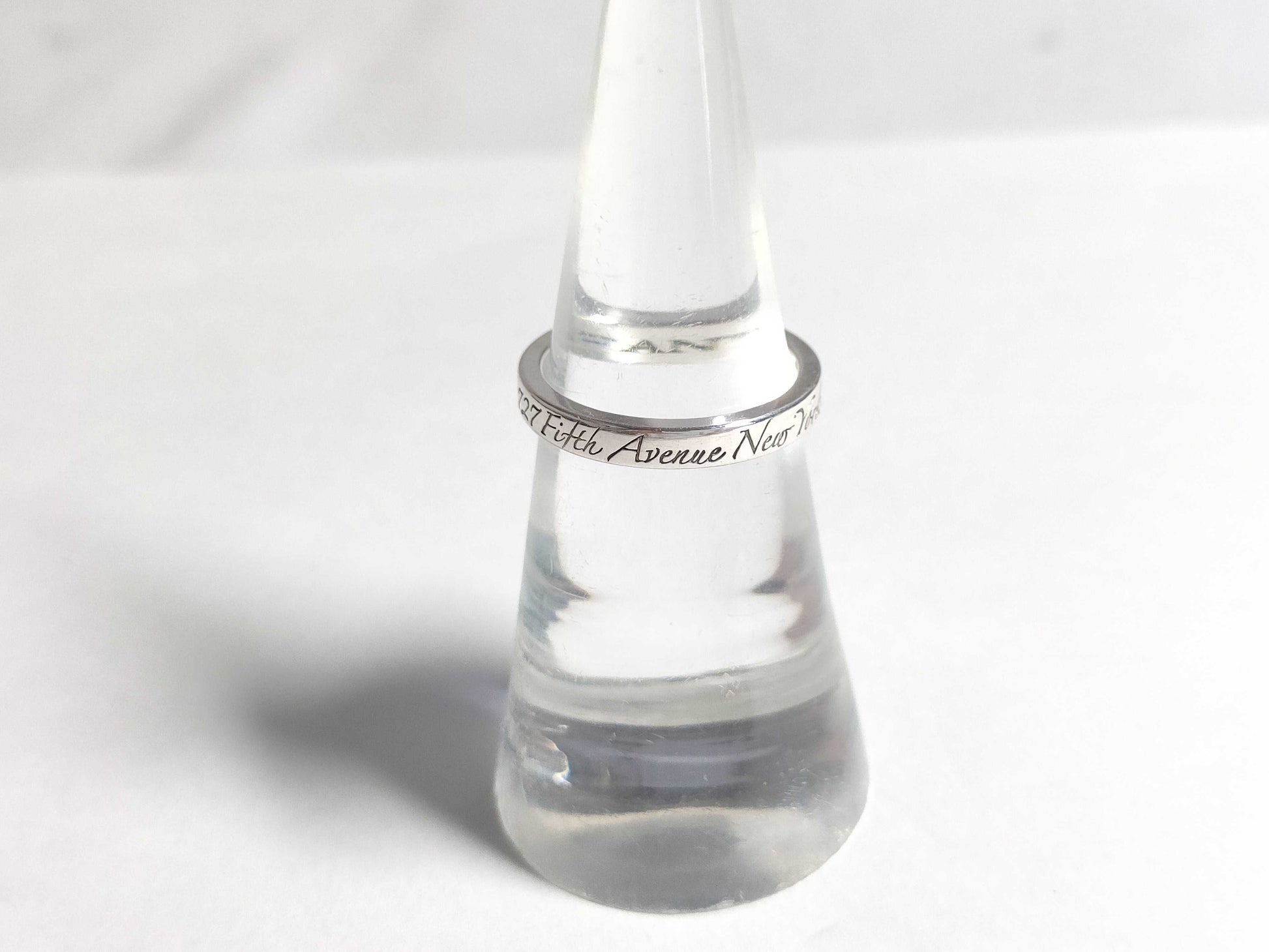 Tiffany & Co. Tiffany Ring, Note Narrow, New York, Ag925 Ring