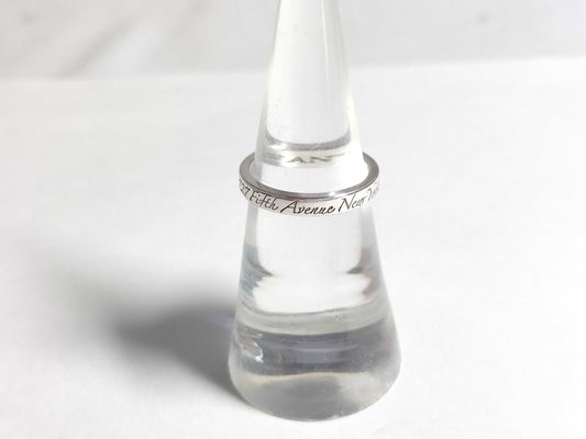Tiffany & Co. Tiffany Ring, Note Narrow, New York, Ag925 Ring