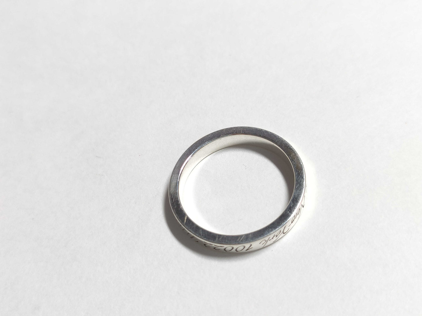 Tiffany & Co. Tiffany Ring, Note Narrow, New York, Ag925 Ring