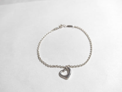 Tiffany & Co. Open Heart Tiffany Bracelet, Elsa Peretti, Ag925 Bracelet/Bangle