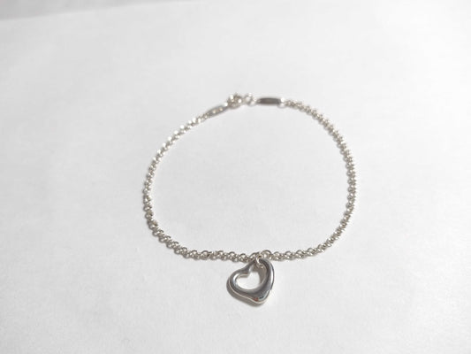 Tiffany & Co. Open Heart Tiffany Bracelet, Elsa Peretti, Ag925 Bracelet/Bangle