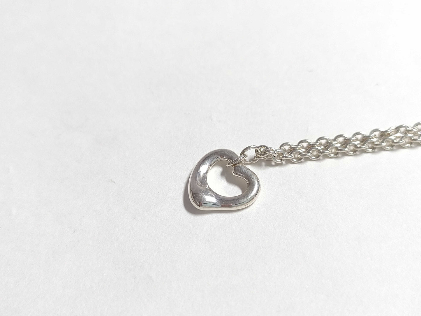 Tiffany & Co. Open Heart Tiffany Bracelet, Elsa Peretti, Ag925 Bracelet/Bangle