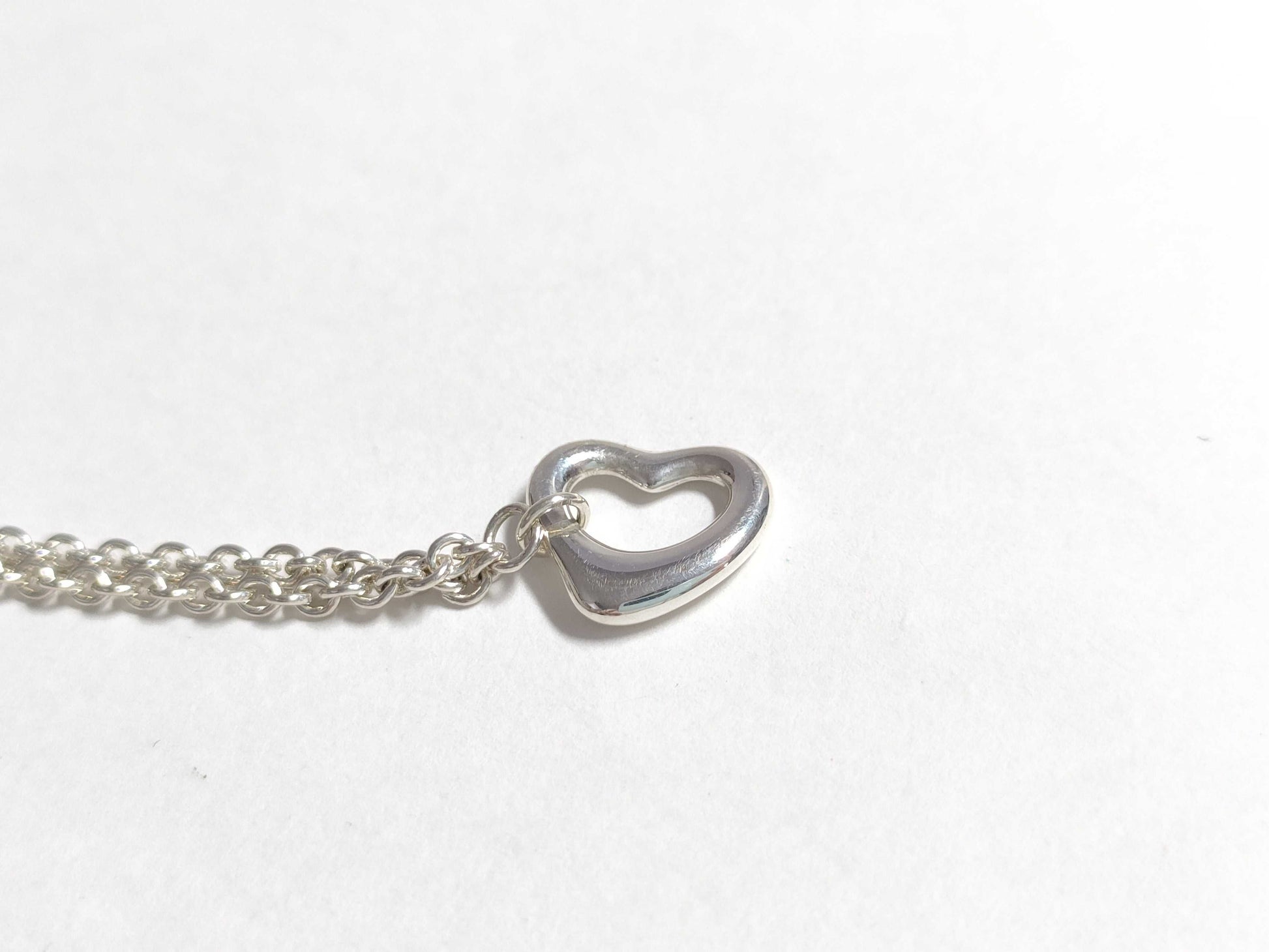 Tiffany & Co. Open Heart Tiffany Bracelet, Elsa Peretti, Ag925 Bracelet/Bangle