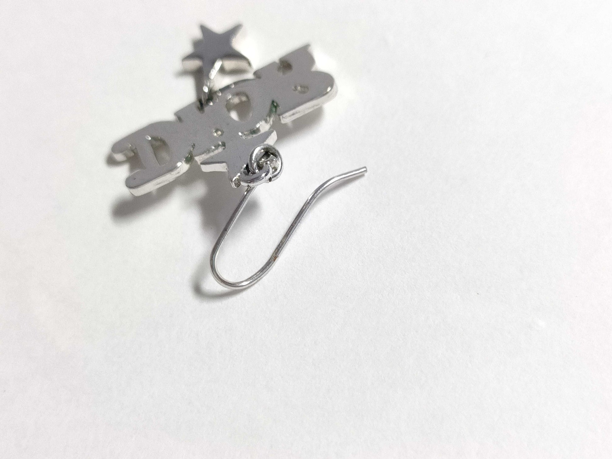 Dior W2 Dior Silver Earrings