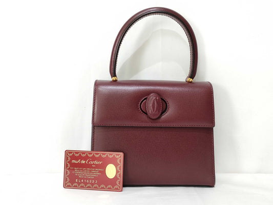 Cartier Bordeaux Mini Hand Card Handbag