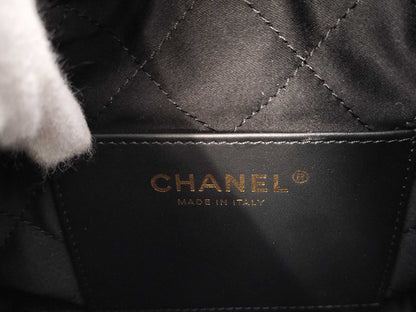 CHANEL Lamb Shiny Calfskin 22 Shoulder Bag, Unused