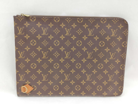 LOUIS VUITTON Monogram Poche Document TH0928 Clutch Bag