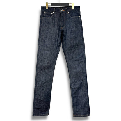 A.P.C. PETIT STANDARD Rigid Denim, 28-inch, Made in Vietnam, Kaihara Selvedge, Red Selvedge, Waist 80cm x Rise 19.5cm x Inseam 85cm x Leg Opening 18cm