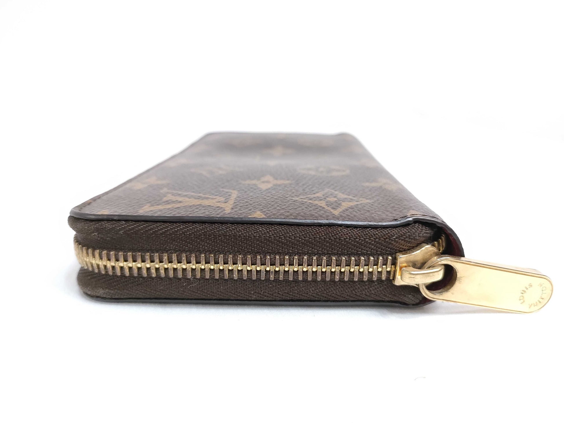 LOUIS VUITTON Monogram Louis Vuitton Mono Zippy Fuchsia G Hardware LM3129 Wallet