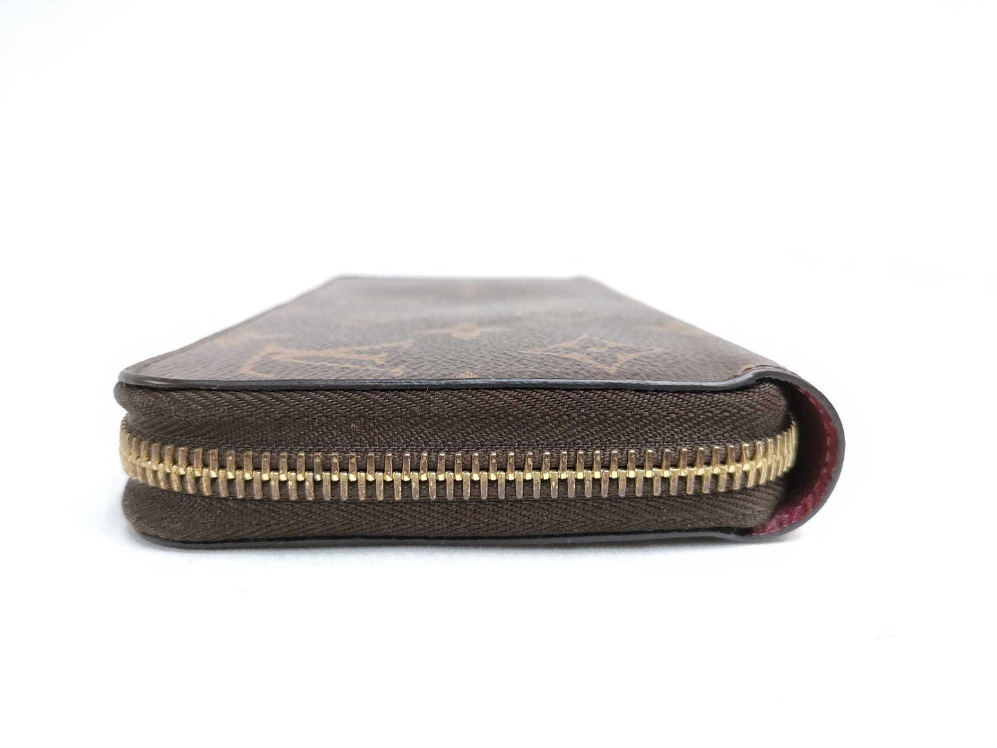 LOUIS VUITTON Monogram Louis Vuitton Mono Zippy Fuchsia G Hardware LM3129 Wallet