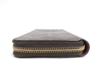 LOUIS VUITTON Monogram Louis Vuitton Mono Zippy Fuchsia G Hardware LM3129 Wallet