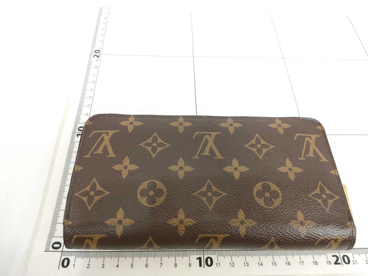 LOUIS VUITTON Monogram Louis Vuitton Mono Zippy Fuchsia G Hardware LM3129 Wallet