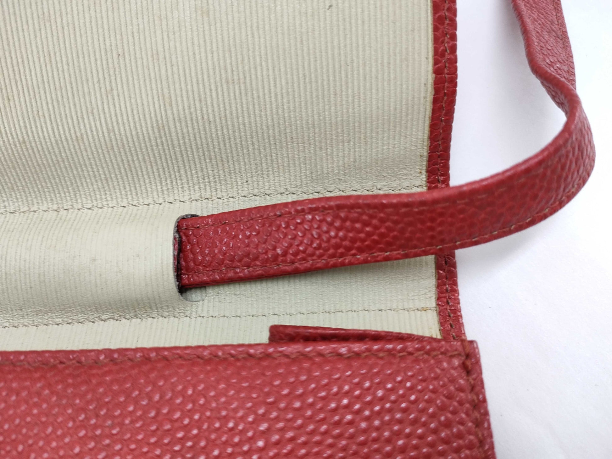 GIORGIO ARMANI Armani x Valextra Shoulder Bag Red Shoulder Bag