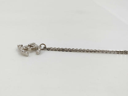 CHANEL Coco Mark Rhinestone Pearl Long C20B Necklace