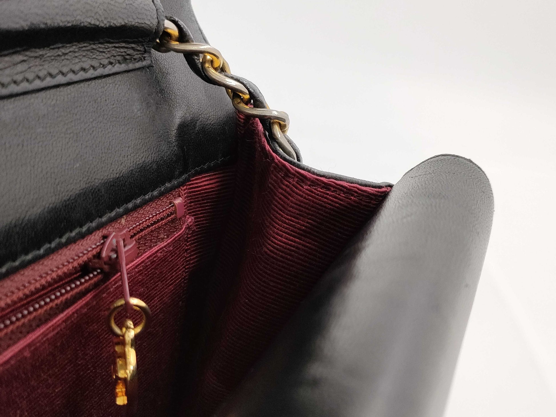 CHANEL Matelasse Lambskin Double Flap Chain Shoulder Bag