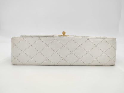 CHANEL Matelasse 25 W Double Flap Chain Shoulder Bag 2081816 with Seal and Card