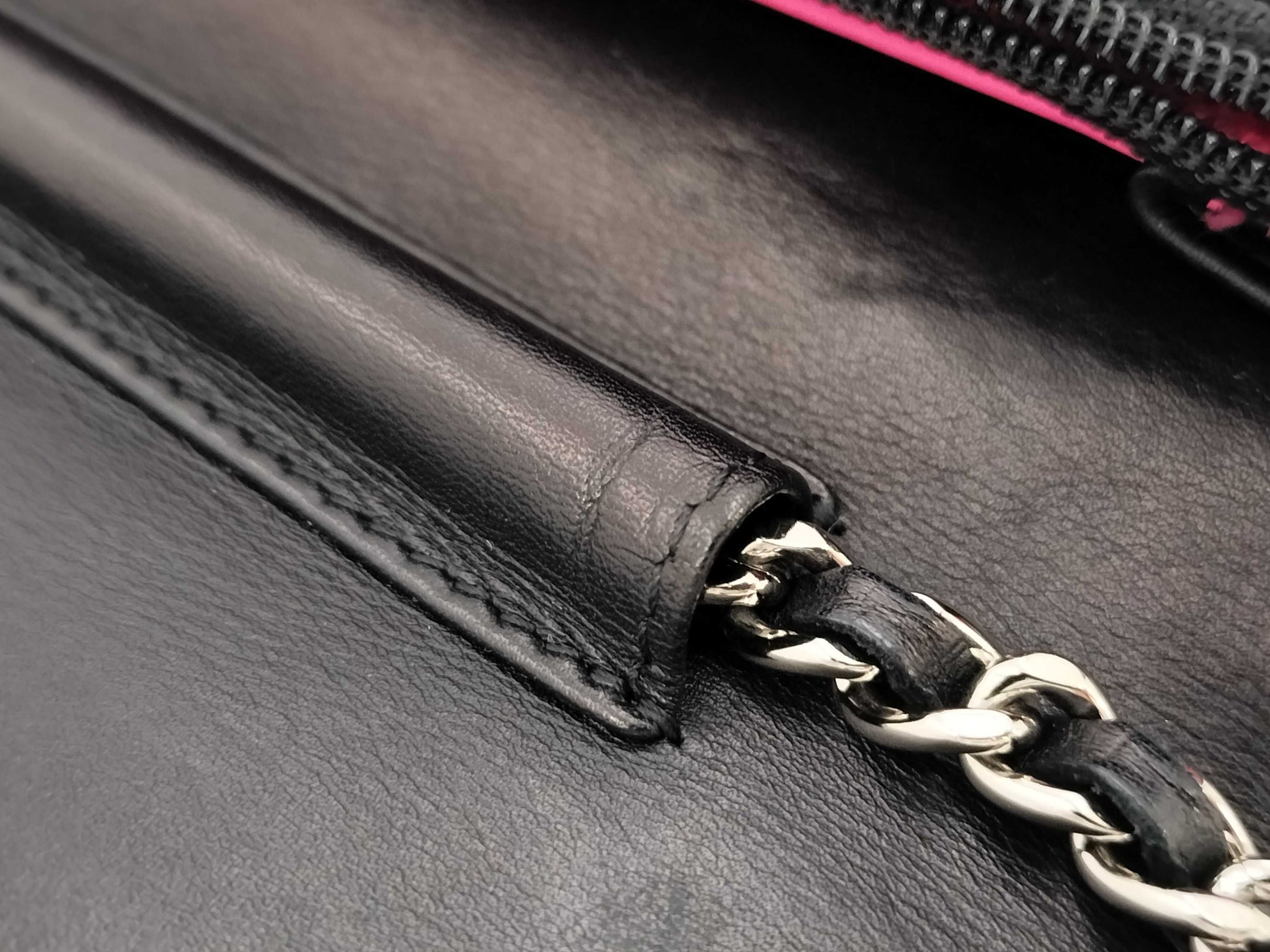 CHANEL Cambon Lamb Matelasse Chain Wallet, 15th Series, with Seal, Shoulder Bag