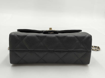 CHANEL CHANEL Top Handle/Matelasse AP4568 Grained Calfskin Shoulder Bag