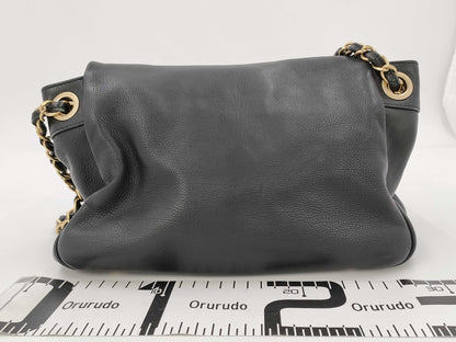 CHANEL CHANEL Chain Shoulder Bag with Vintage Gold Hardware and Studs, Lambskin