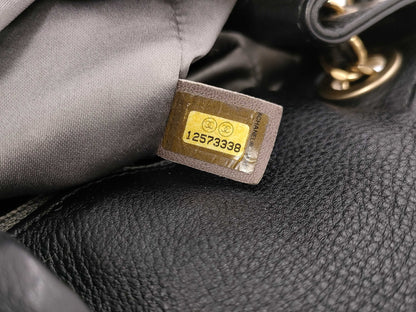 CHANEL CHANEL Chain Shoulder Bag with Vintage Gold Hardware and Studs, Lambskin
