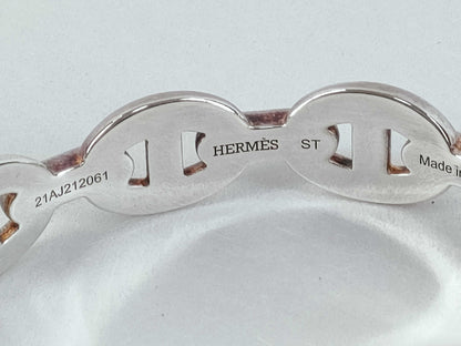 HERMES HERMES Chaine d'Ancre Anchaîne Silver Bracelet/Bangle