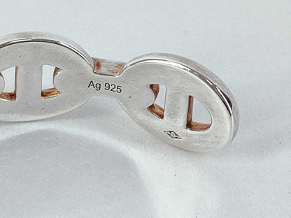 HERMES HERMES Chaine d'Ancre Anchaîne Silver Bracelet/Bangle