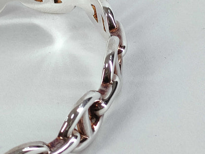 HERMES HERMES Chaine d'Ancre Anchaîne Silver Bracelet/Bangle