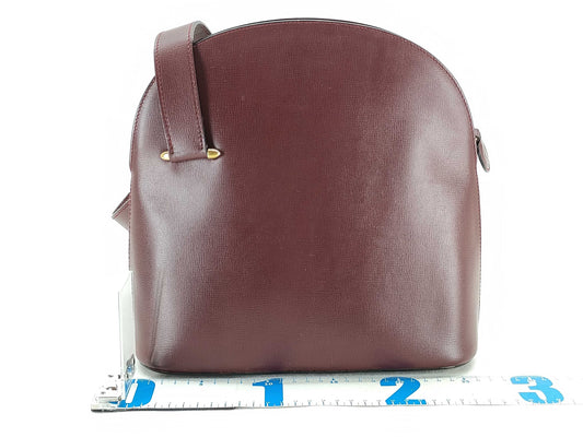 Cartier Must Line Shoulder Bag Leather Bordeaux Shoulder Bag