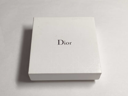 Dior Logo Crystal Silver Earrings