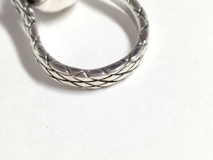 BOTTEGA VENETA Intrecciato Ring, Ball 925 Ring