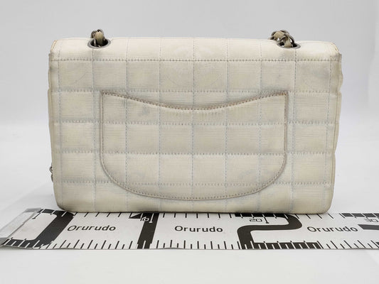 CHANEL New Travel Line Chain Silver Shoulder Bag