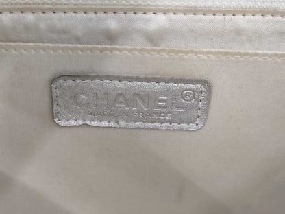 CHANEL New Travel Line Chain Silver Shoulder Bag