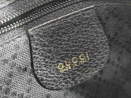 GUCCI Bamboo GUCC I Suede Bamboo 2-Way Handbag Shoulder Bag Handbag