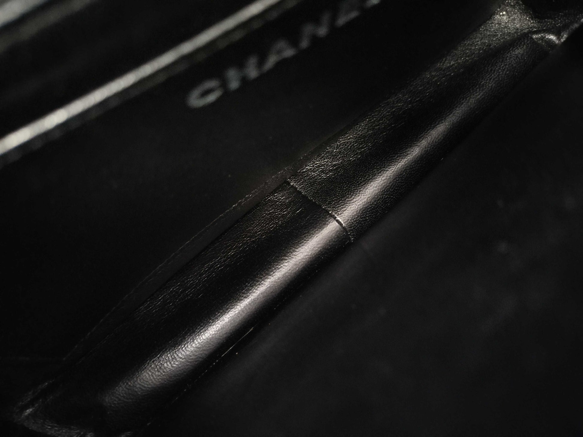 CHANEL Matelasse Velour Black with Silver Hardware, No. 4 Handbag