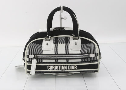 Dior 2way Black and White Handbag