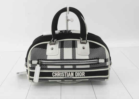 Dior 2way Black and White Handbag