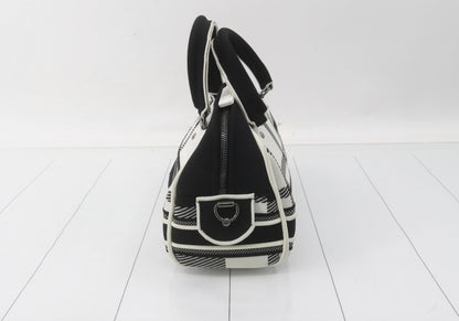 Dior 2way Black and White Handbag