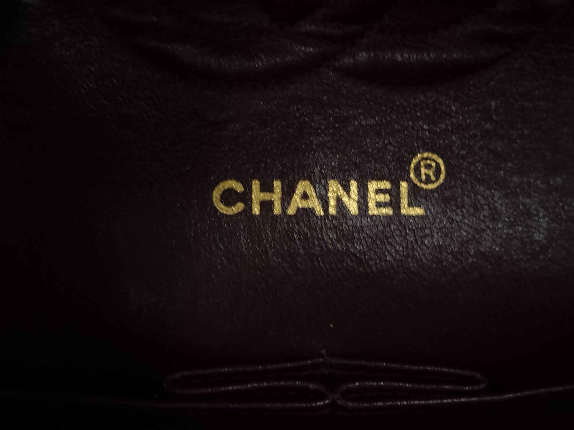 CHANEL Matelasse 25 Coco Mark Double Flap Chain Shoulder Bag with Sticker and Card