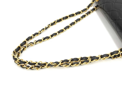 CHANEL Matelasse 25 Coco Mark Double Flap Chain Shoulder Bag with Sticker and Card