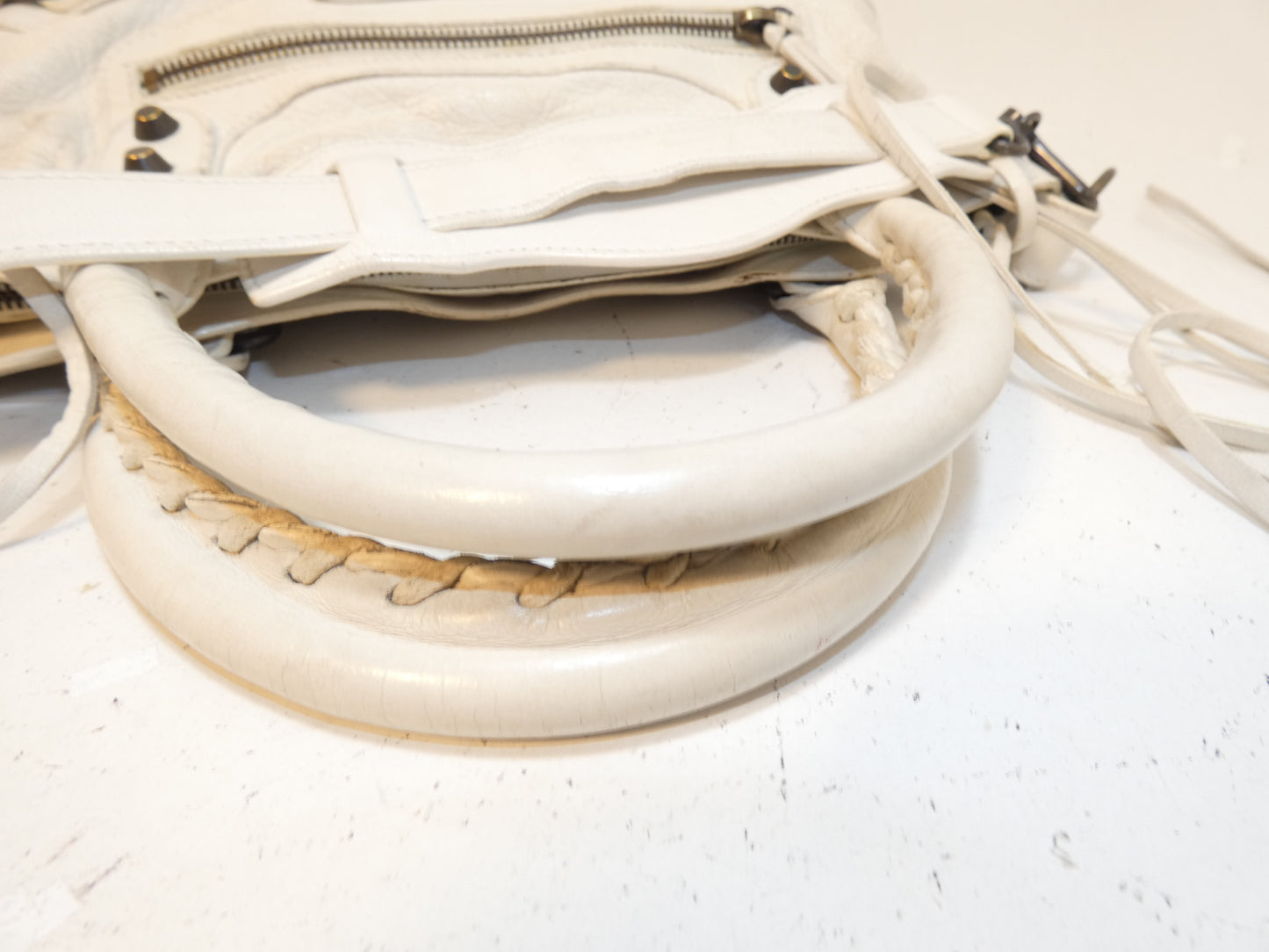 BALENCIAGA 2-way The First Leather Hand Shoulder Bag