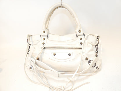 BALENCIAGA 2-way The First Leather Hand Shoulder Bag