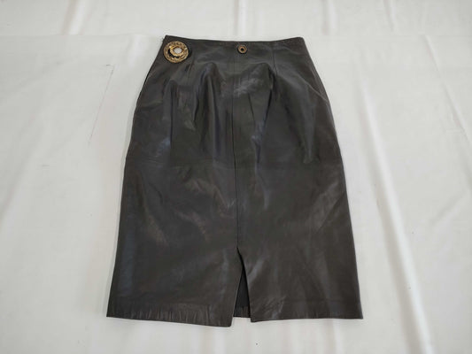 ferre leather skirt size 44 skirt