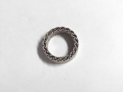 Tiffany & Co. Tiffany Somerset Narrow Mesh Ring, Size 9
