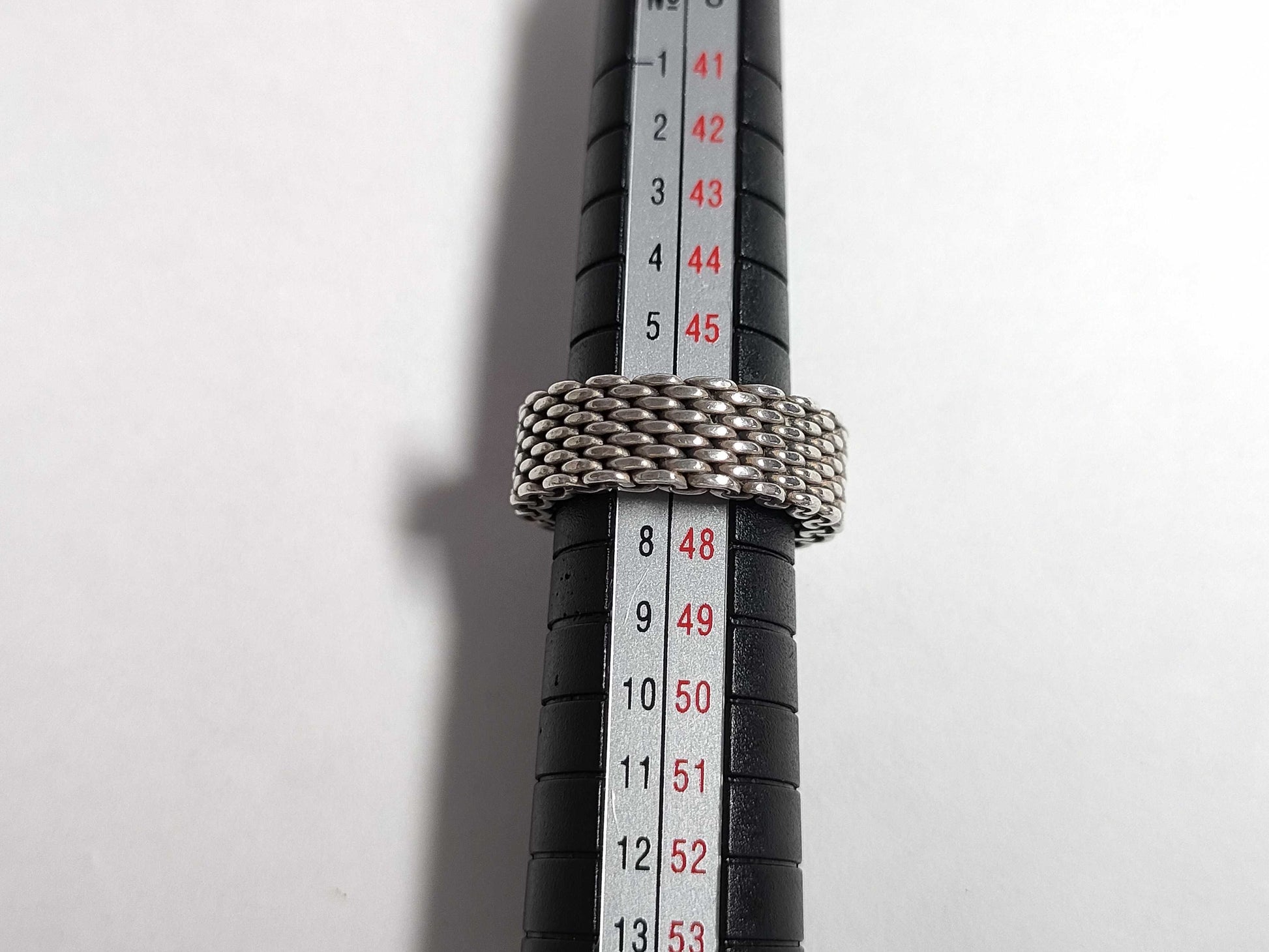 Tiffany & Co. Tiffany Somerset Narrow Mesh Ring, Size 9