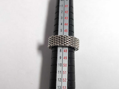 Tiffany & Co. Tiffany Somerset Narrow Mesh Ring, Size 9