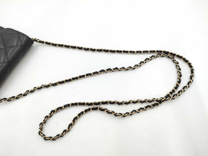 CHANEL CHANEL Matelasse Caviar Leather Chain Shoulder Wallet with GD Hardware Shoulder Bag