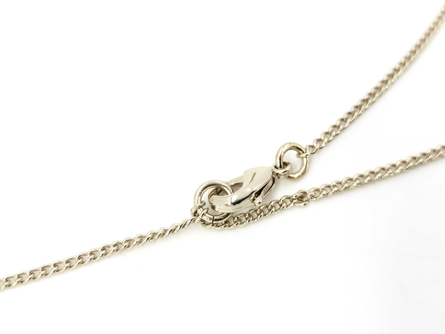 CHANEL GP Coco Mark Rhinestone 8.2g Necklace