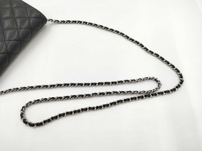CHANEL Boy Chanel Caviar Skin Matelasse Chain Shoulder Bag No. 21
